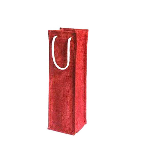 G1219  jute single wine bag