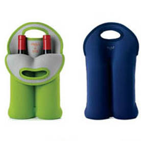 G1214 neoprene 2 bottle wine bag
