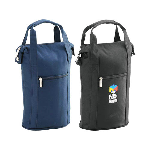 G1210 polyester 2 bottle wine bag