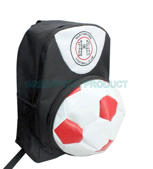 G1309 600D polyester football backpack