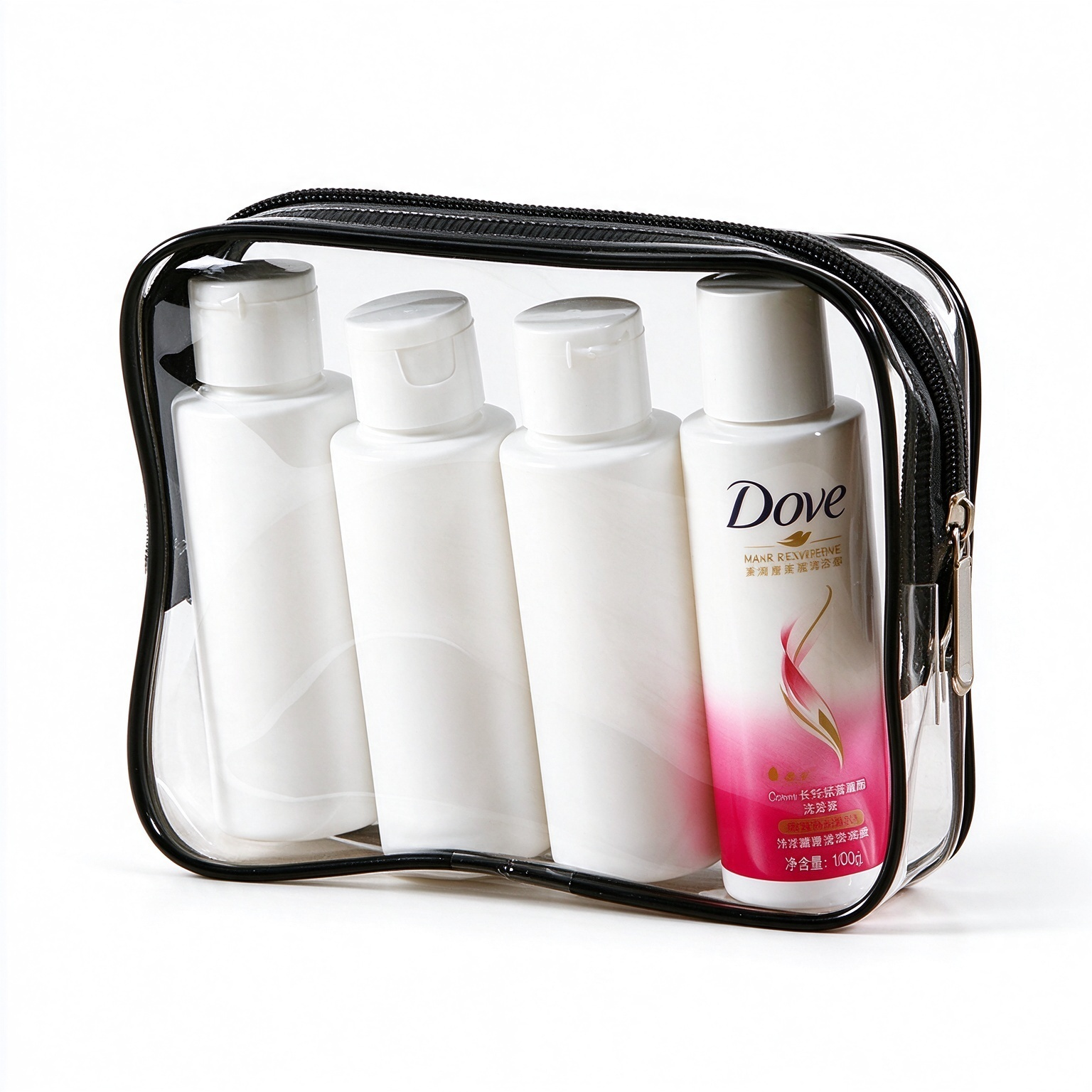 Simple pvc cosmetic bag