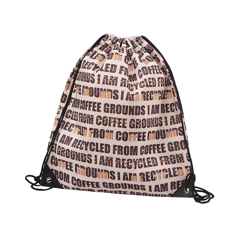 210D Drawstring bag with full color printed