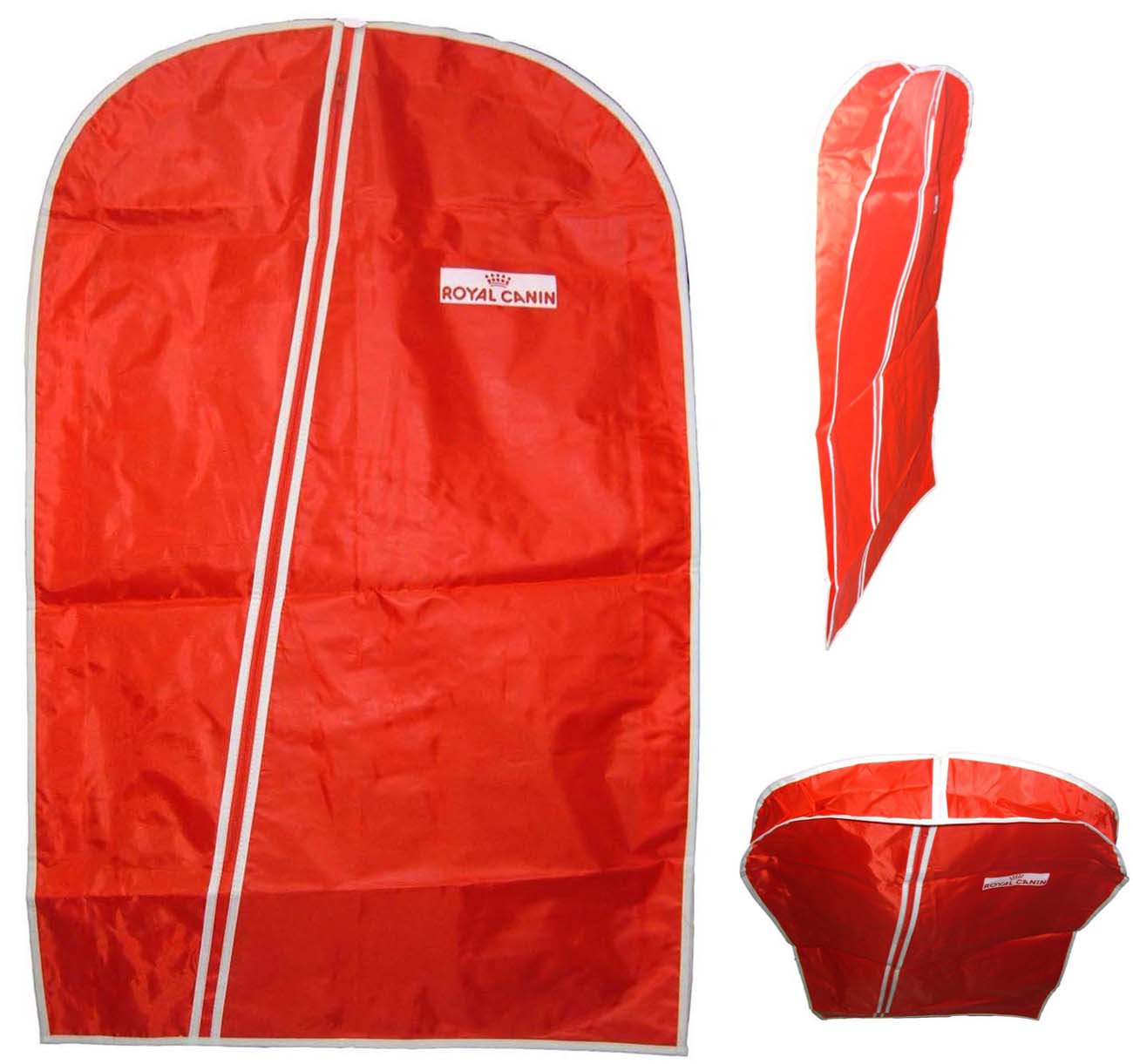 Custom 210D nylon suit cover garment bag with gusset